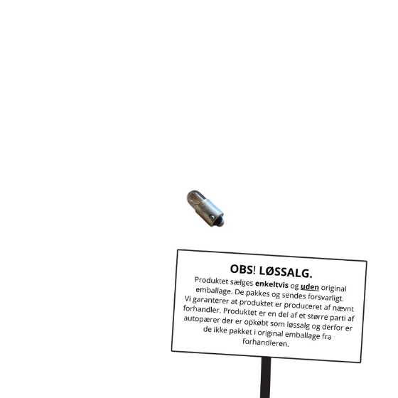 Philips Autopære T4W 4W 12V BA9s