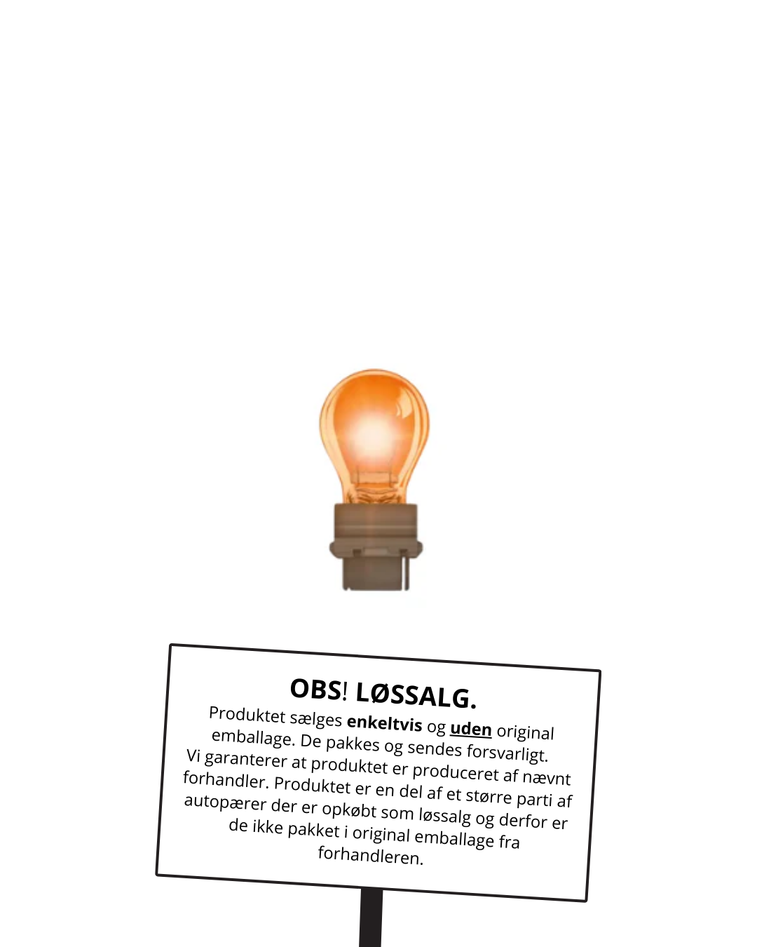 Osram Autopære PY27/7W 27/7W 12V WX2.5x16q