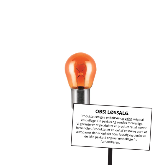 Philips Autopære PY21W 21W 12V BAU15s