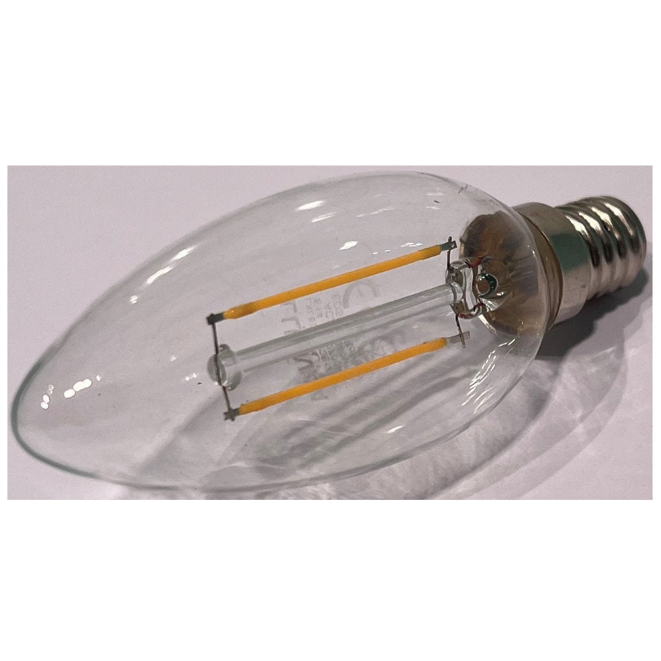 Luxna LED Kertepære 2W(25W) 827 220lm Klar E14