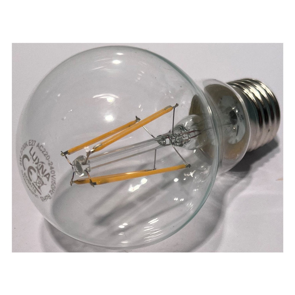 Luxna LED Standardpære 5W(50W) 827 620lm Klar E27