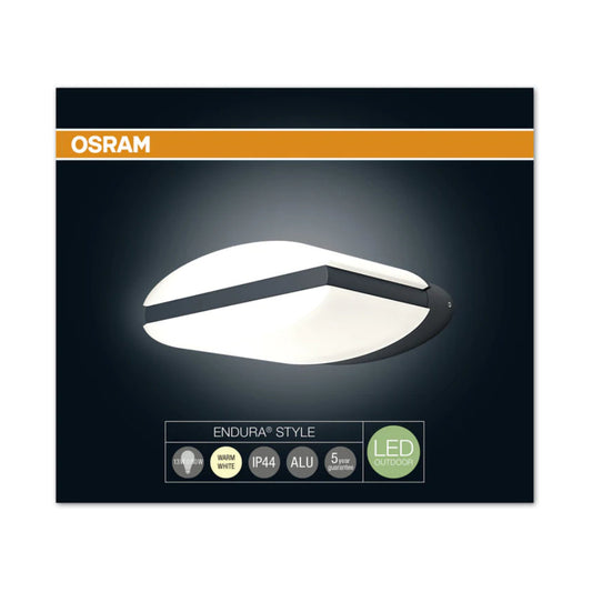Osram LED Væglampe Endura Style Ellipse 12,5W 830 890lm Antracit IP44