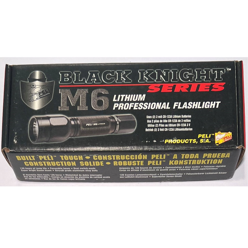 Black Knight Lommelygte M6 Sort