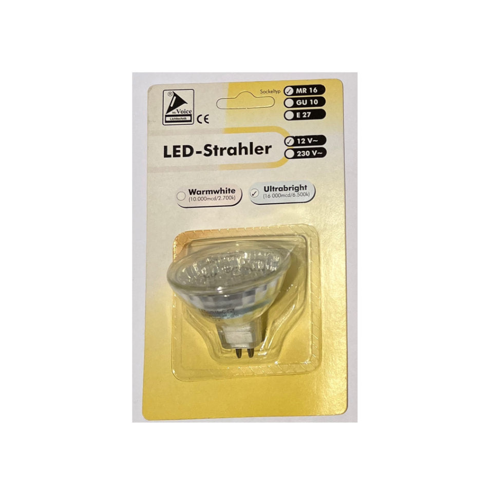 Mc Voice LED MR16 1,2W 865 Klar GU5.3