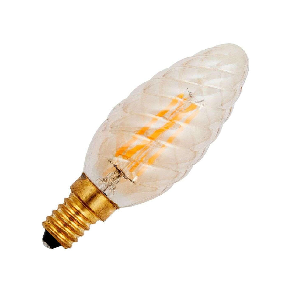 SPL LED Kertepære 4W(24W) 922 240lm Dim Snoet Klar E14