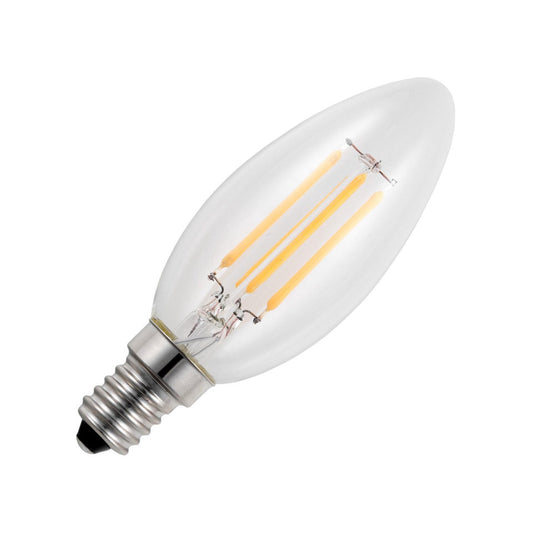 SPL LED Kertepære 4W(25W) 822 250lm Dim Klar E14