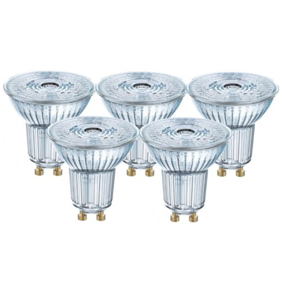 Osram LED GU10 4,3W(50W) 840 350lm 36° Klar 5-pak