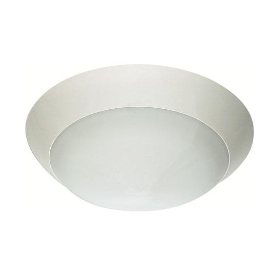 Malmbergs Loftlampe 2x9W G23 Ø33cm Hvid IP44