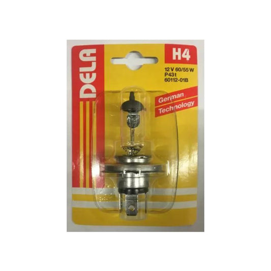 DELA Autopære H4 60/55W 12V P43t