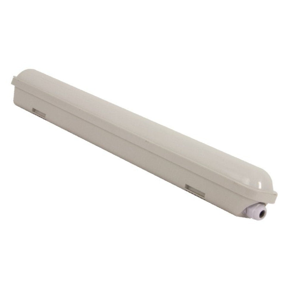 Ritos LED Vådrumsarmatur Slim 10W 865 900lm 59cm. Grå IP65
