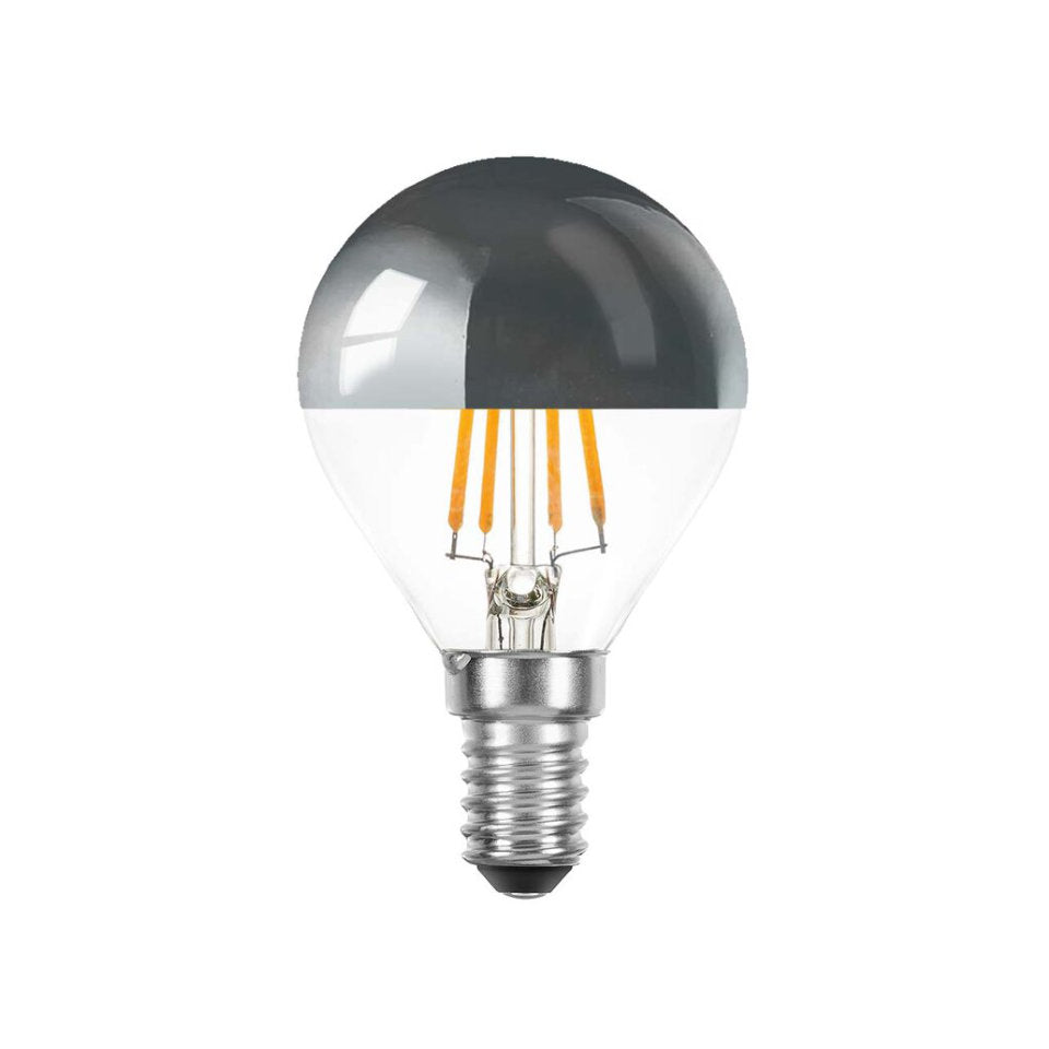 LEDMaxx LED Kronepære 4W(35W) 827 360lm Topforspejlet Klar E14