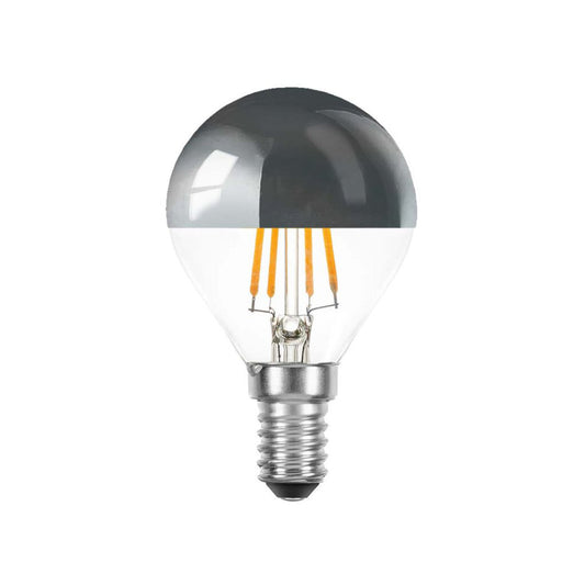 LEDMaxx LED Kronepære 4W(35W) 827 360lm Topforspejlet Klar E14