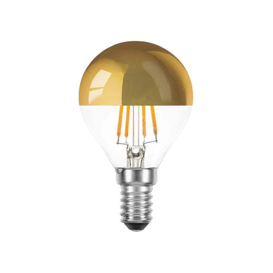 LEDMaxx LED Kronepære 4W(35W) 827 360lm Topforspejlet Klar E14