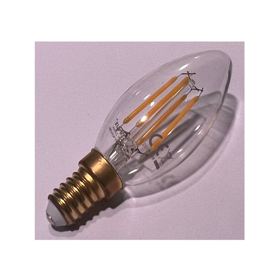 Sunflux LED Kertepære 3,5W(32W) 924 330lm Klar E14