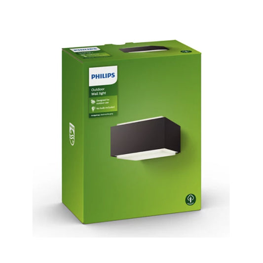 Philips Væglampe MyGarden 42W 18,2cm Antracit IP44