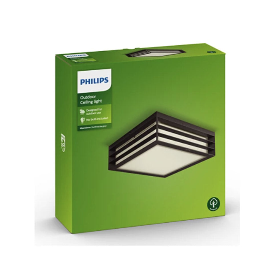 Philips Loftlampe MyGarden 14W 26cm Antracit IP44