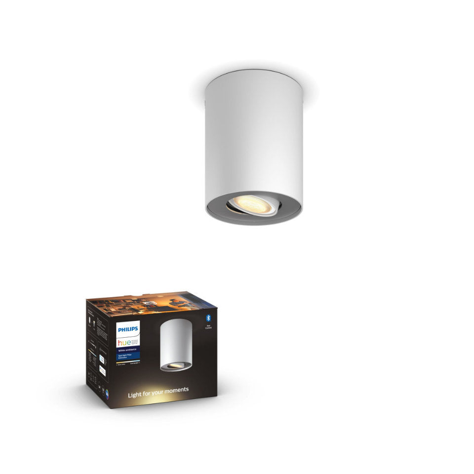Philips Hue LED Loftlampe Pillar White Ambiance Ext. Hvid