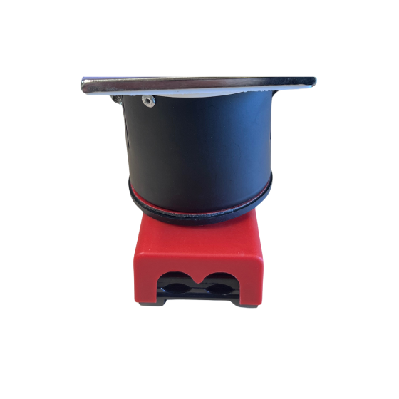 Daxtor Downlight GU10 87x87mm m/Bagdåse Kipbar 230V Børstet Stål