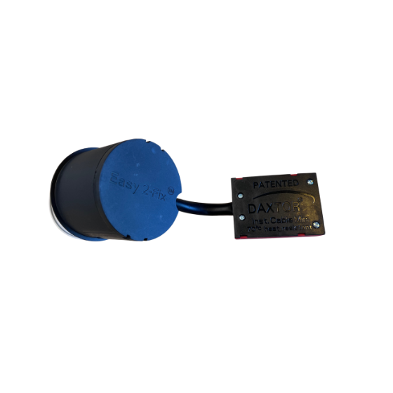 Daxtor Downlight GU10 Ø87mm m/Bagdåse Kipbar 230V Mat Hvid