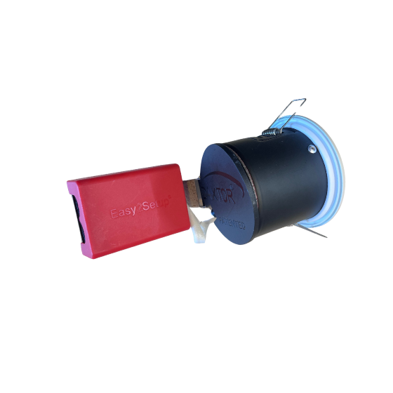 Daxtor Downlight GU5.3/MR16 Ø87mm m/Bagdåse Kipbar 12V Mat Hvid