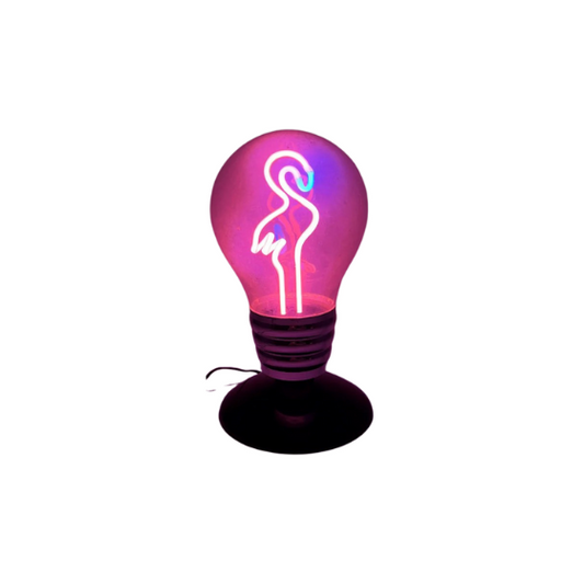 FX Light Neonlampe 27cm Flamingo Klar/Sølv