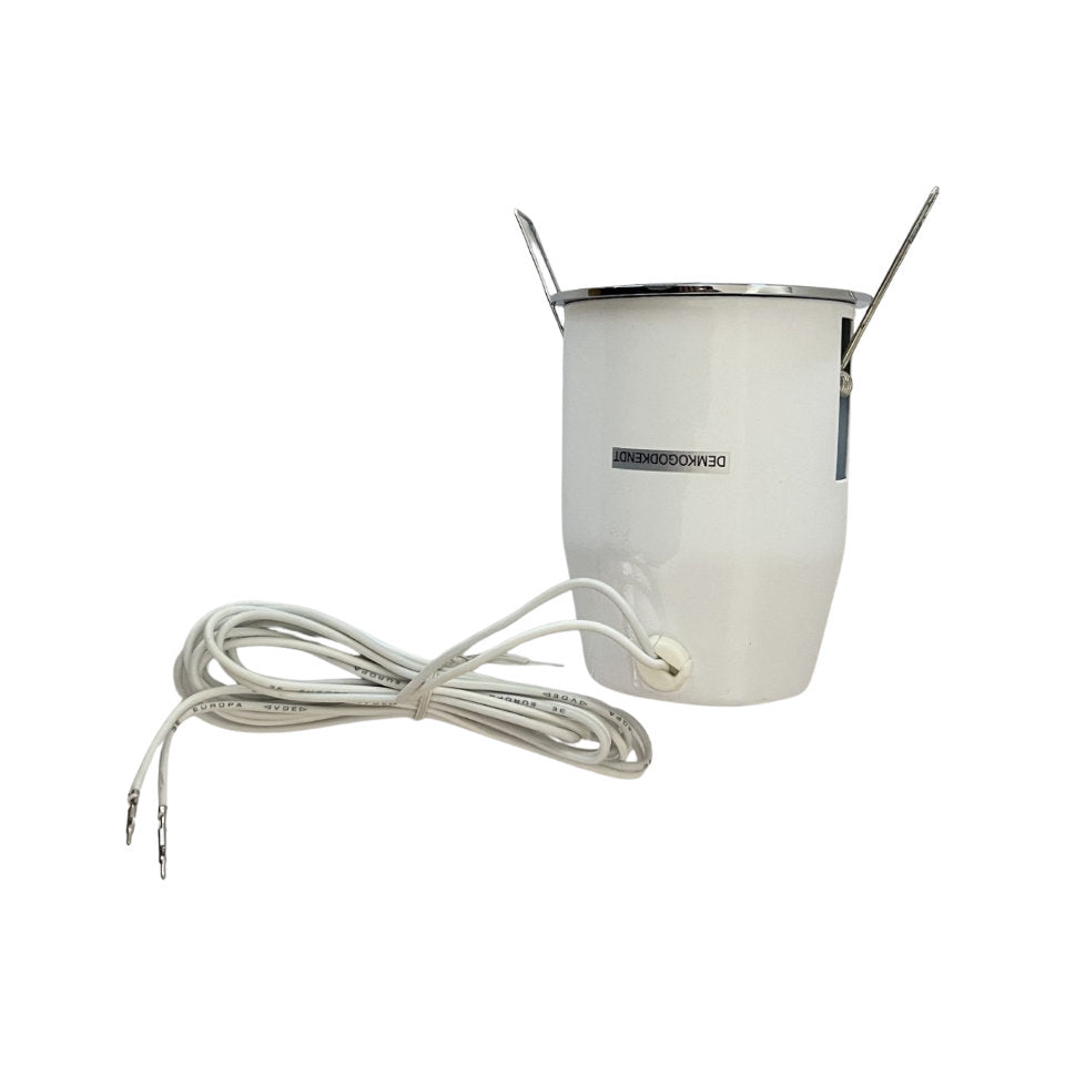Flash Light Downlight MR16 G5.3 Ø83mm Kipbar 12V m/Bagdåse Chrom