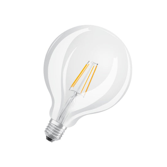 Osram LED Globepære 4W(40W) 827 470lm Klar Ø125 E27