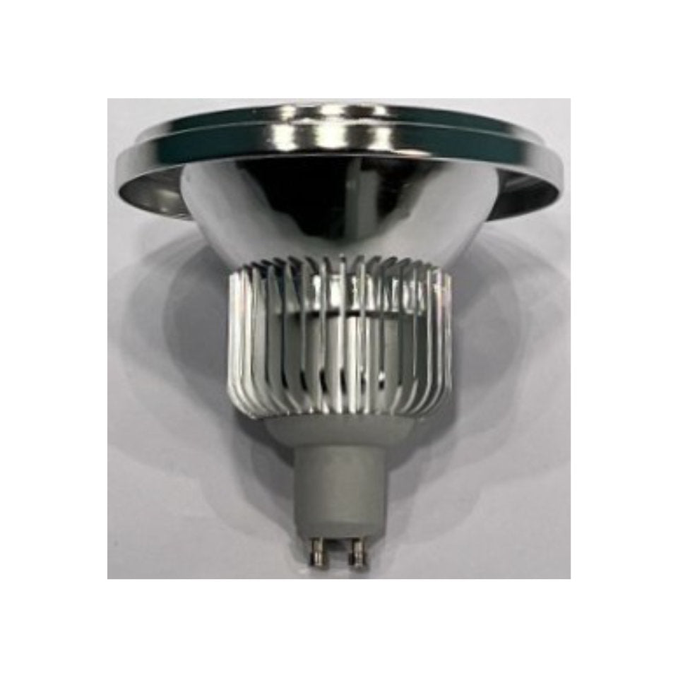 LED AR111 10W 830 600lm 15° Grå 230V GU10