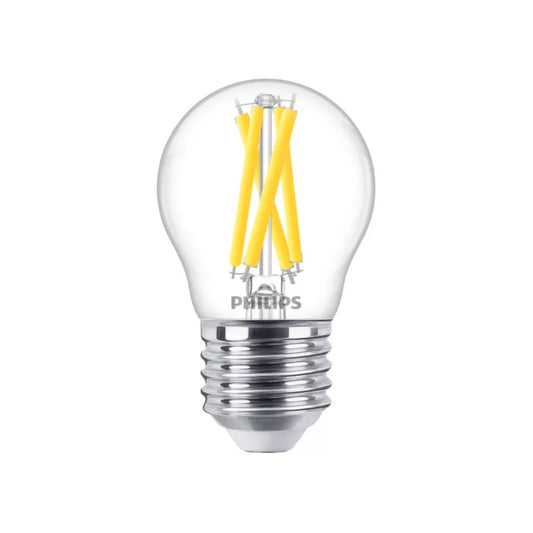Philips LED Kronepære 3,4W(40W) 927-922 470lm WarmGlow Klar E27