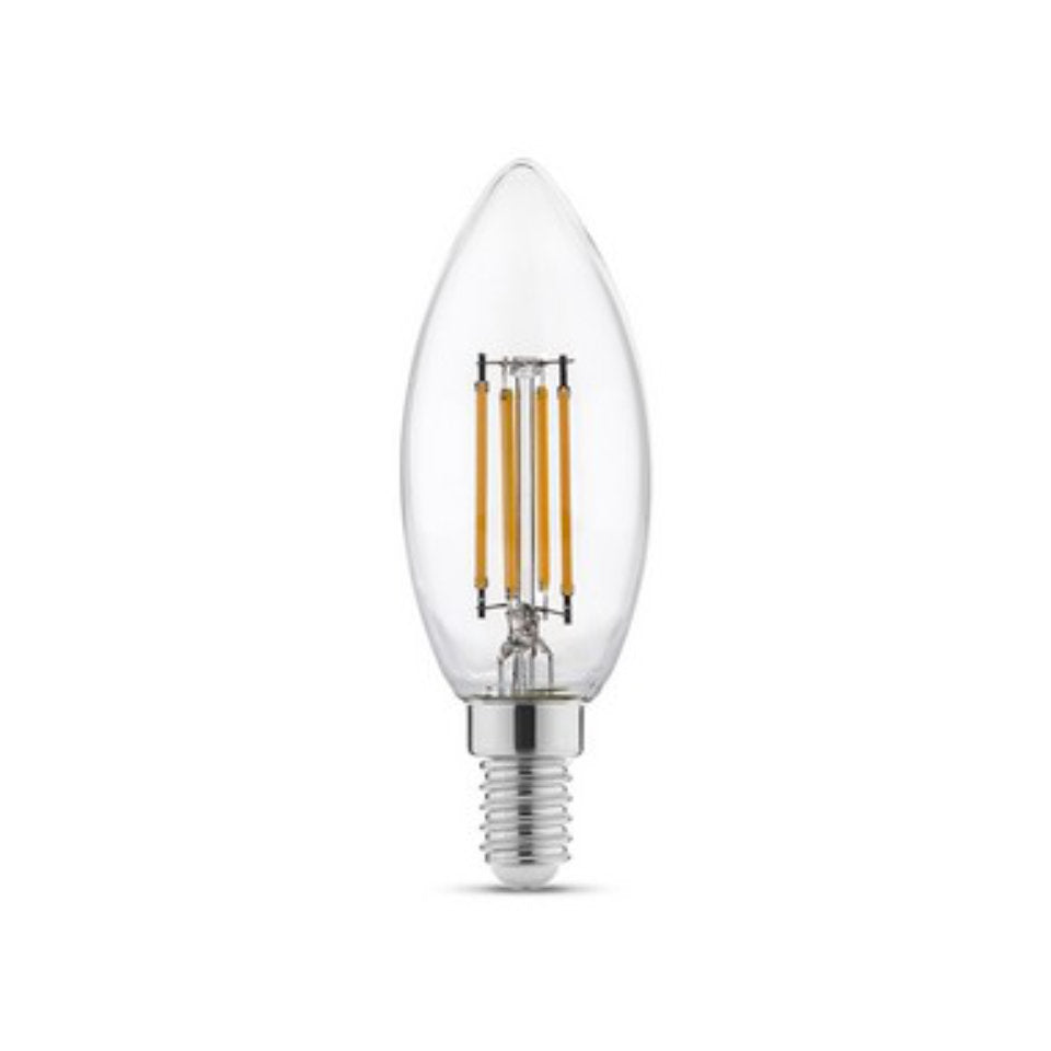DuraLamp LED Kertepære 4W 864 470lm Klar E14