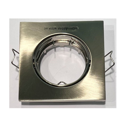 Daxtor Downlight GU10 Ø50mm 230V Børstet Stål