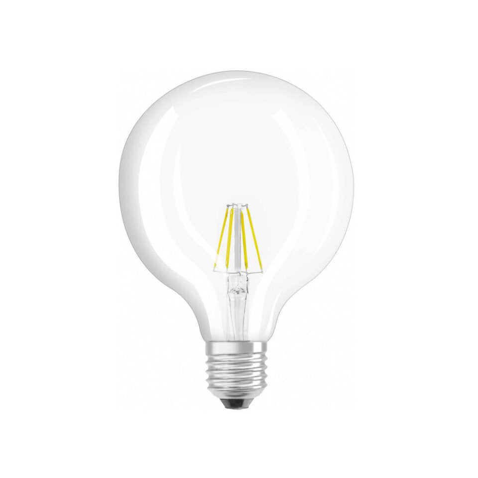 Osram LED Globepære 6,5W(60W) 827 806lm Klar Ø125 E27
