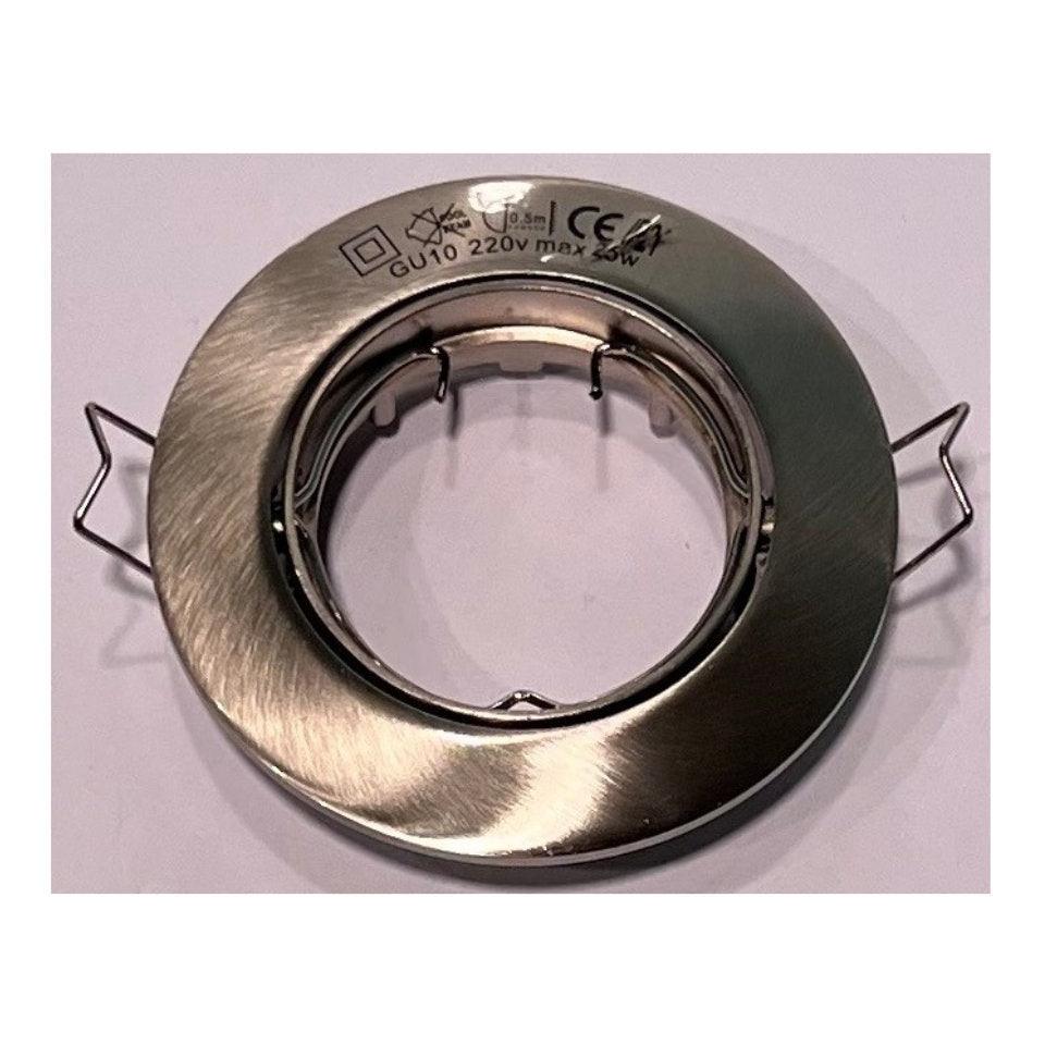 Daxtor Downlight GU10 Ø50mm 220V Børstet Stål