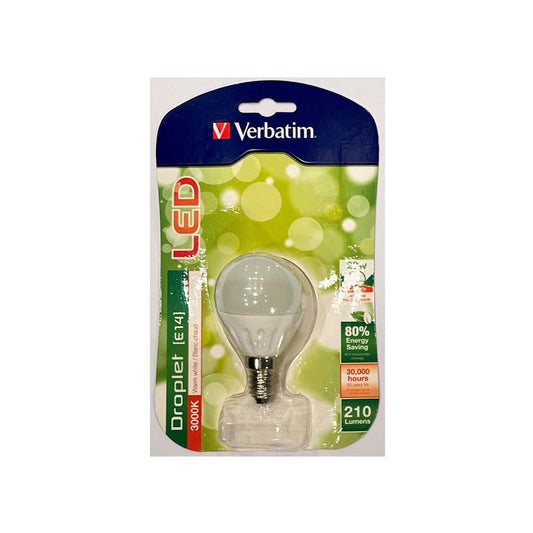 Verbatim LED Kronepære 4W(20W) 830 210lm Mat E14