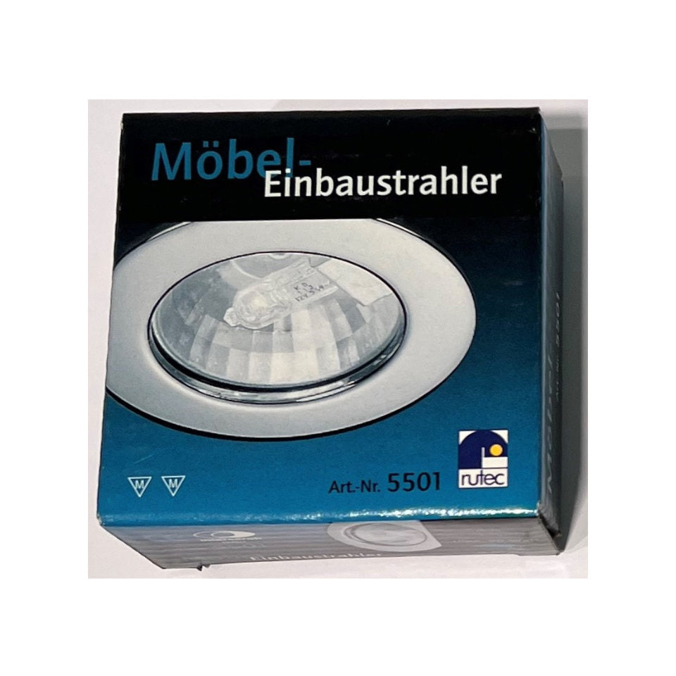 Rutec Downlight G4 12V Børstet Stål