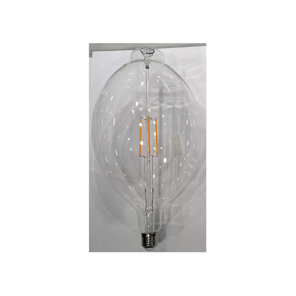 LED Globepære 4W 822 200lm Dim Klar E27 Ellipse Ø180