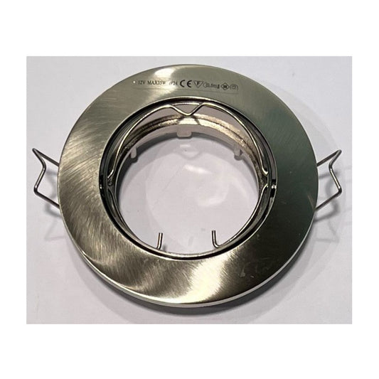 Daxtor Downlight MR16 GU5.3 Ø50mm 12V Børstet Stål