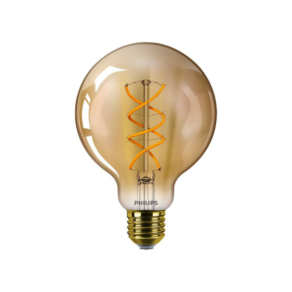 Philips LED Globepære 5W(25W) 820 250lm Gold E27 Ø95