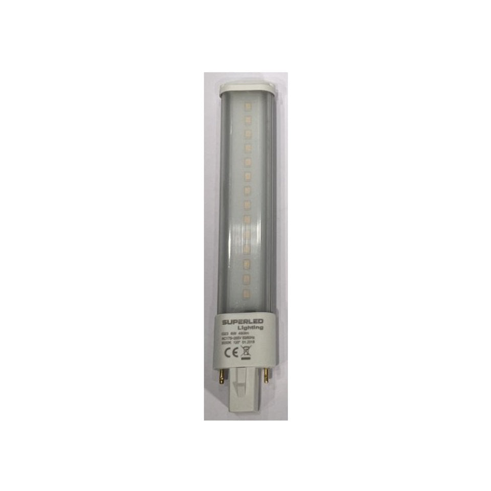 SuperLED LED PL-S 6W(9W) 830 480lm G23 (2-Pin)