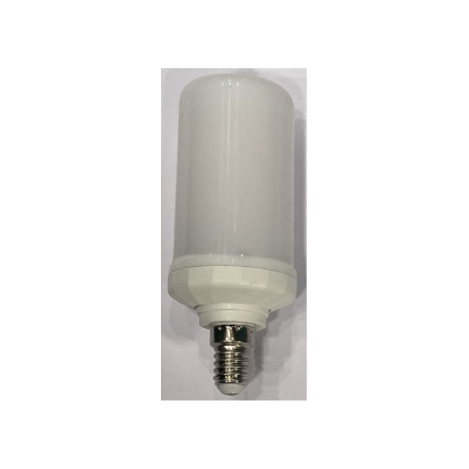 LED Rørpære Flamme 2W Opal E14