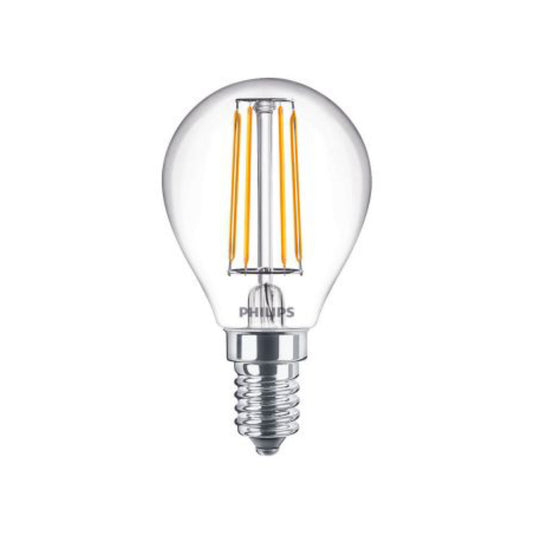Philips LED Kronepære 4,5W(40W) 827 470lm Dim Klar E14