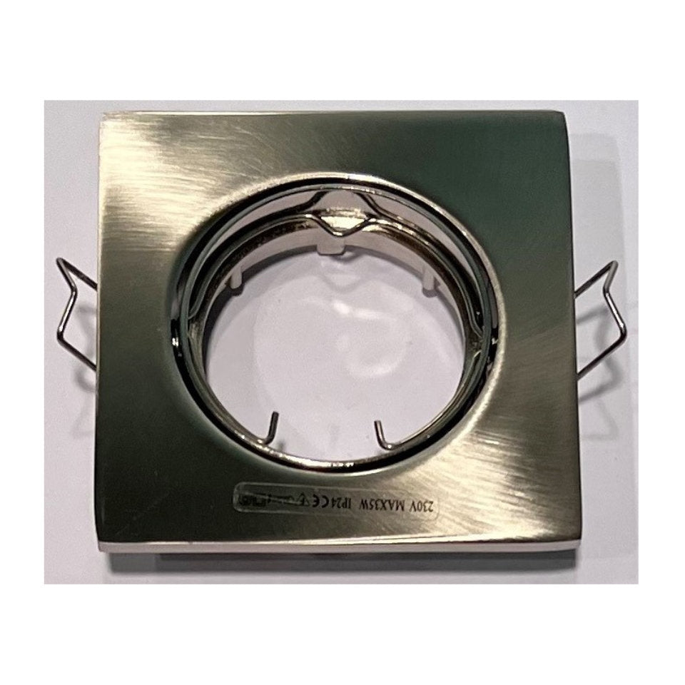 Daxtor Downlight GU10 Ø50mm 230V Børstet Stål