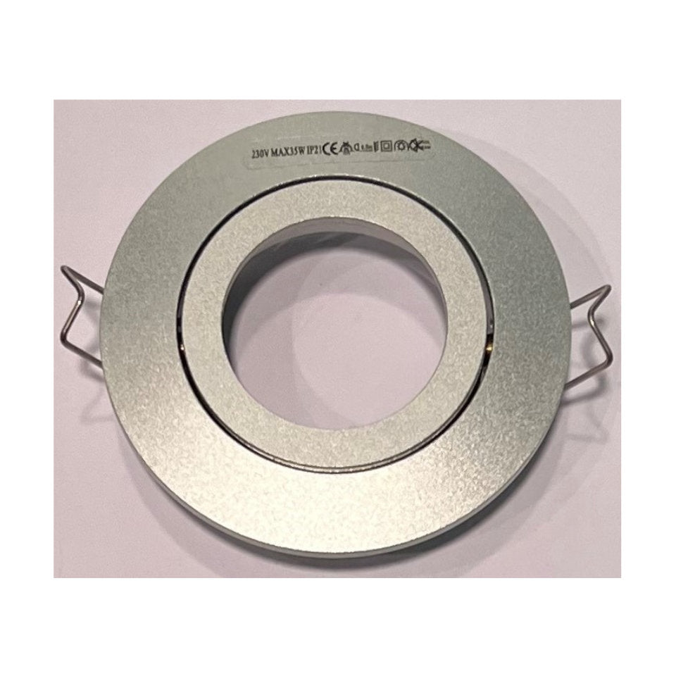 Daxtor Downlight GU10 Ø50mm 230V Alu