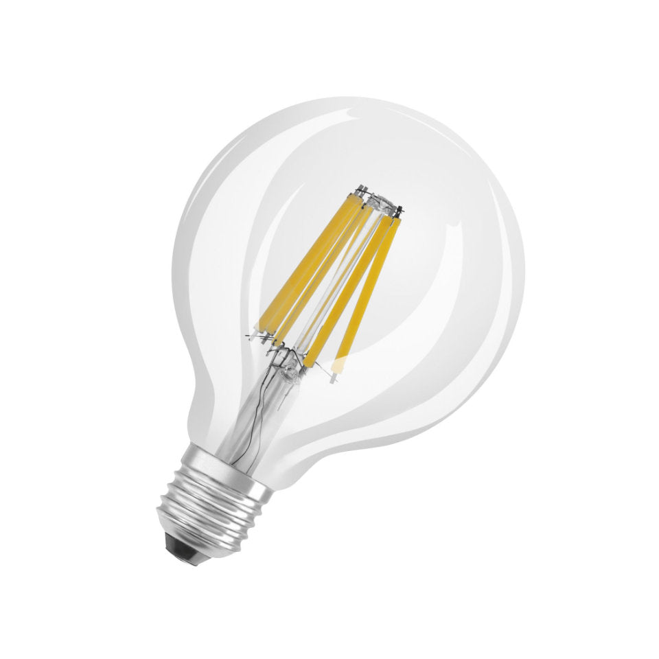 Osram LED Globepære 11W(100W) 927 1521lm Klar Dim Ø95 E27