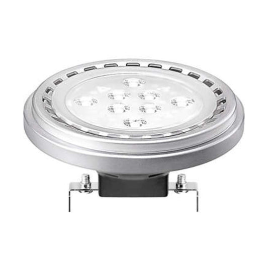 Philips LED AR111 15W(75W) 830 800lm 40° 12V Dim Sort/Sølv G53