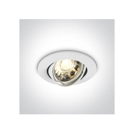 One Light Downlight GU10 Ø85mm. Vipbar Hvid
