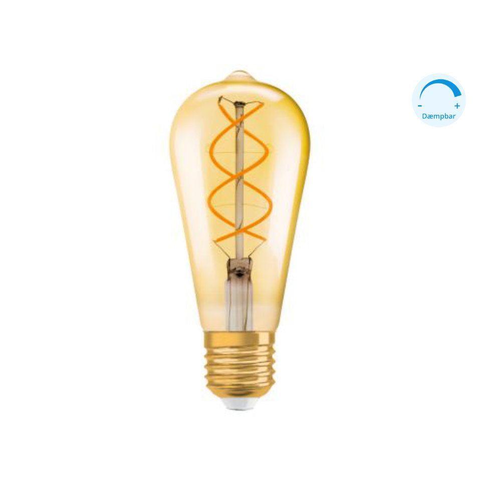 Osram LED ST64 4W(28W) 820 300lm Dim Gold E27