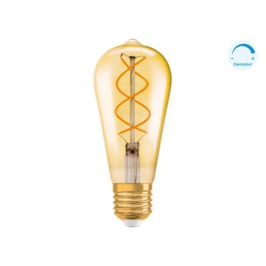 Osram LED ST64 4W(28W) 820 300lm Dim Gold E27