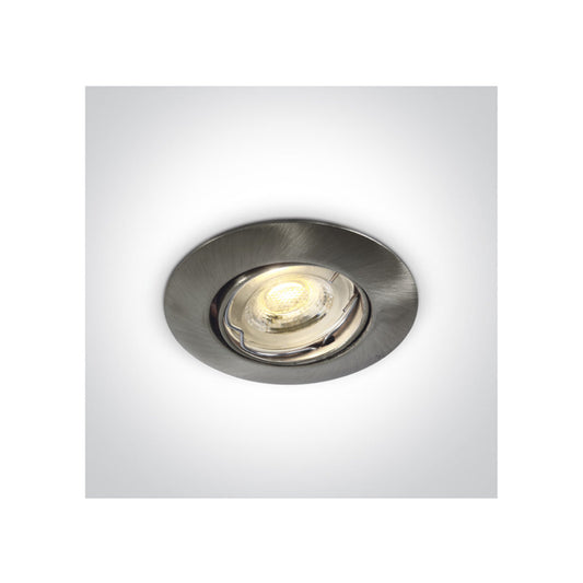 One Light Downlight MR11 GU4 Ø65mm. Vipbar Børstet Chrom