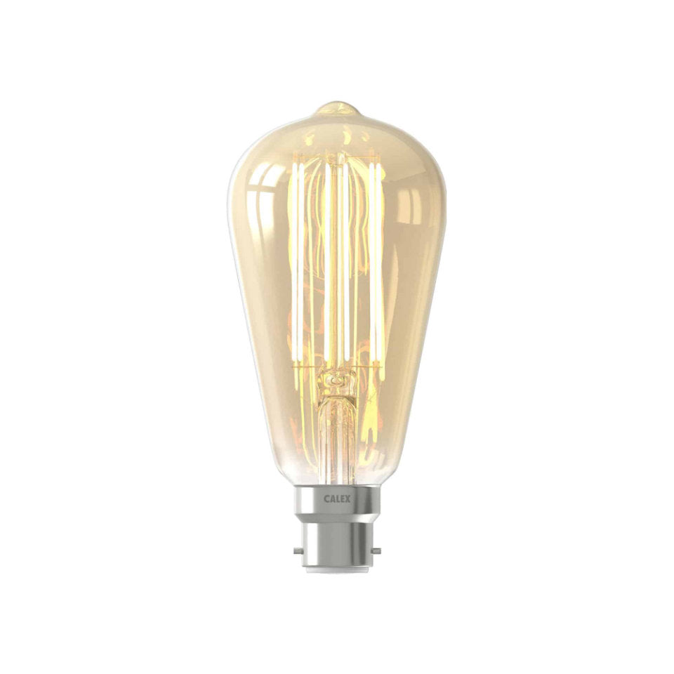 Calex LED ST64 4W 821 320lm Dim Gold B22d